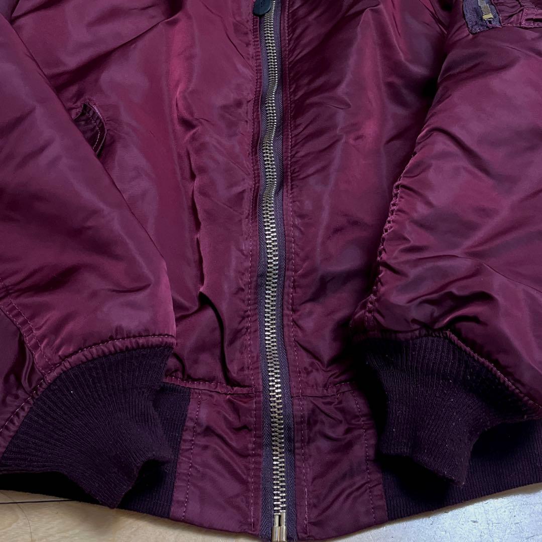 ALPHA アルファ ma-1 エンジ 90s USA製 X-LARGE