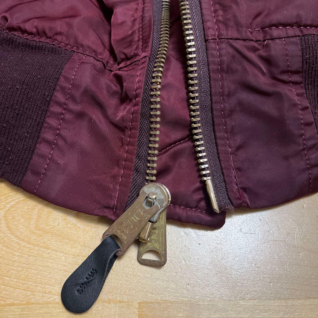 ALPHA アルファ ma-1 エンジ 90s USA製 X-LARGE