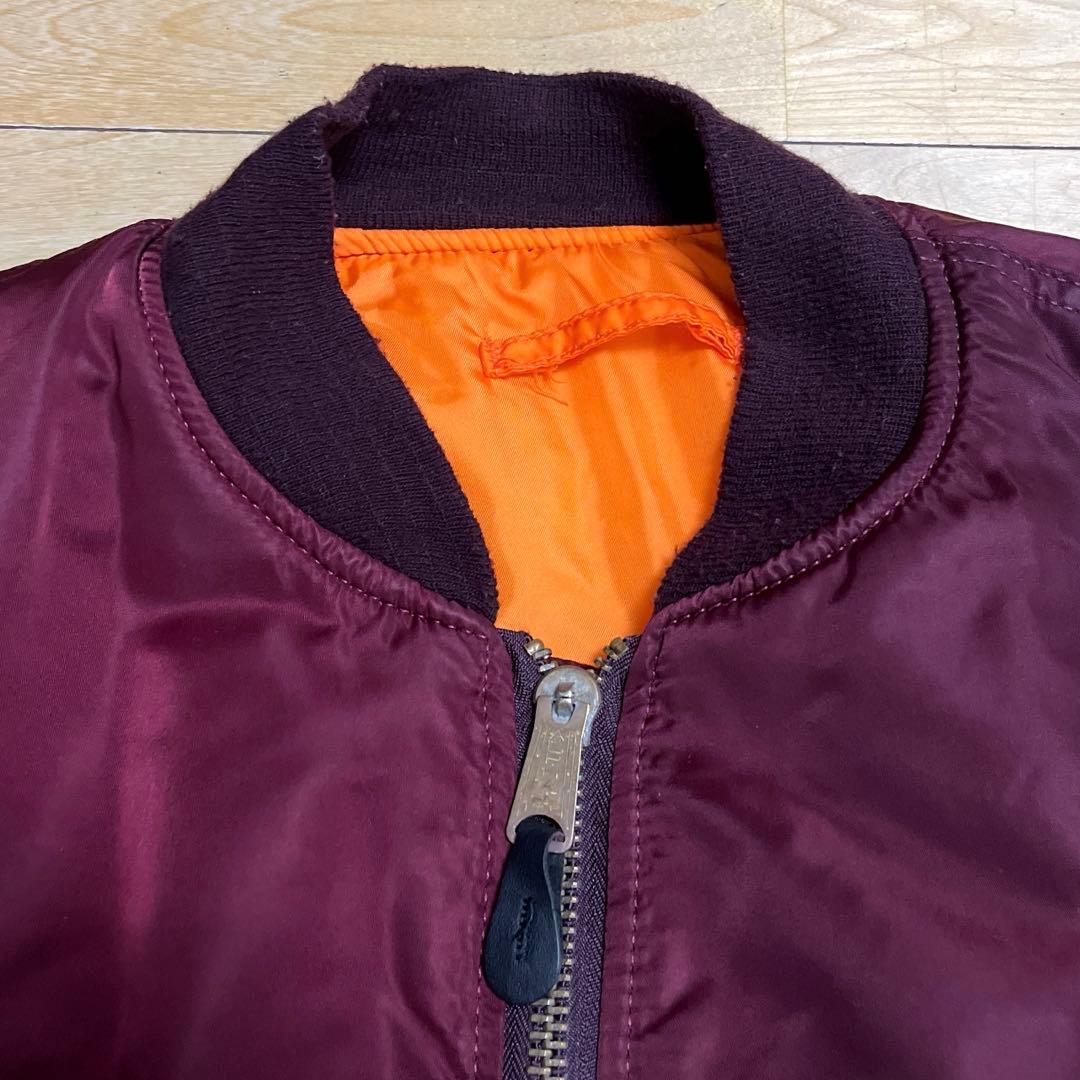 ALPHA アルファ ma-1 エンジ 90s USA製 X-LARGE