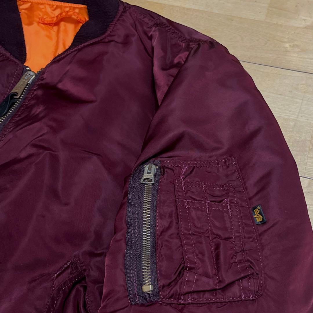 ALPHA アルファ ma-1 エンジ 90s USA製 X-LARGE