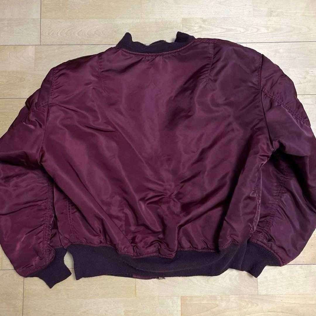 ALPHA アルファ ma-1 エンジ 90s USA製 X-LARGE