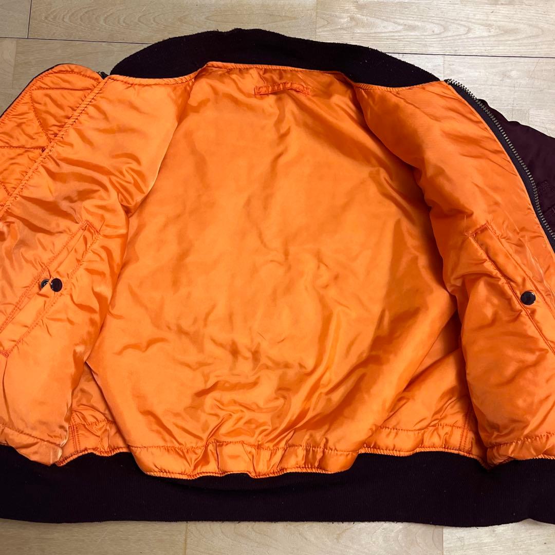 ALPHA アルファ ma-1 エンジ 90s USA製 X-LARGE