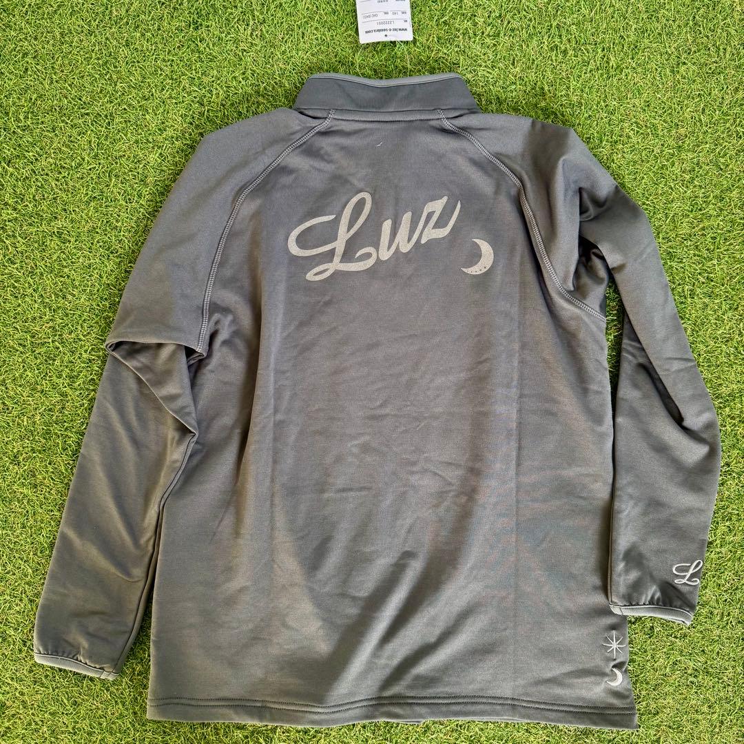 LUZeSOMBRA チャコールグレー ハーフジップトップ　140