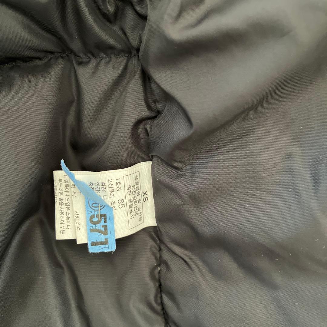 THE NORTH FACE ブラック ダウンベスト（XS）