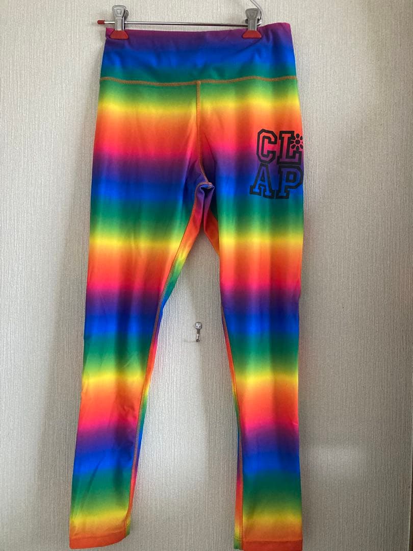 クラップ♪( ´θ｀)レインボータンクトップとレギンスセット