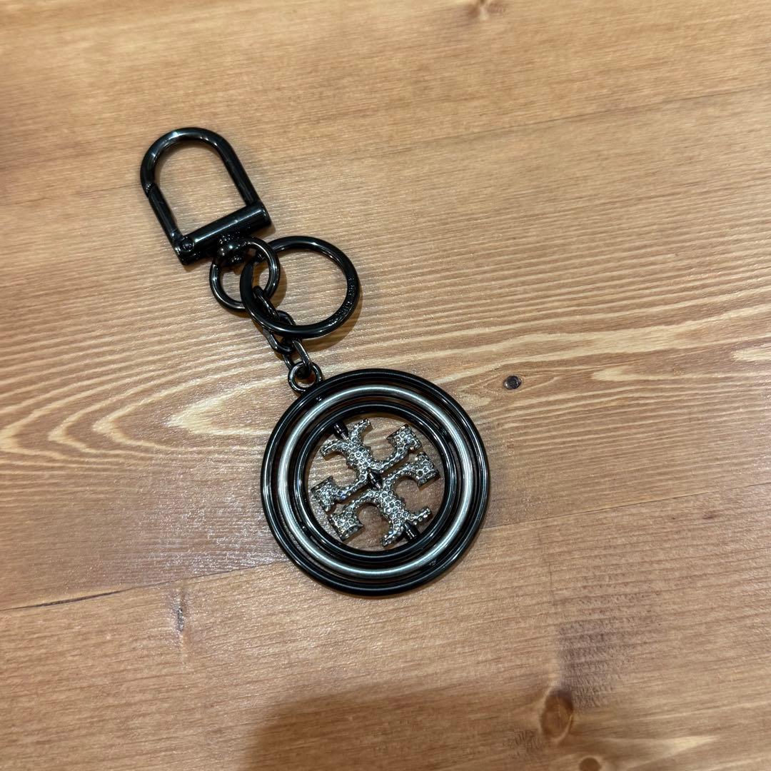 トリーバーチ エラ トートバッグ レザー ナイロン ブラック