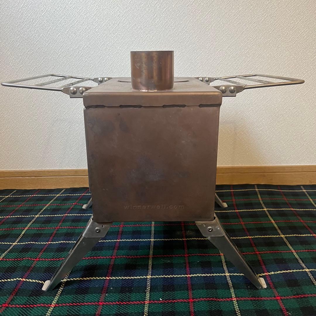 【中古品】 WINNERWELL ノマドビュー M 薪ストーブ 延長3本