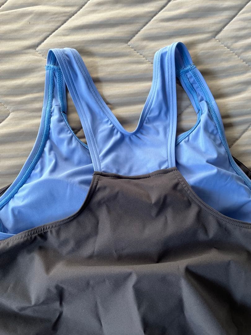 [スピード]セパレート水着 Airpa （エアパ） チャコールグレ➖✖️ブラック