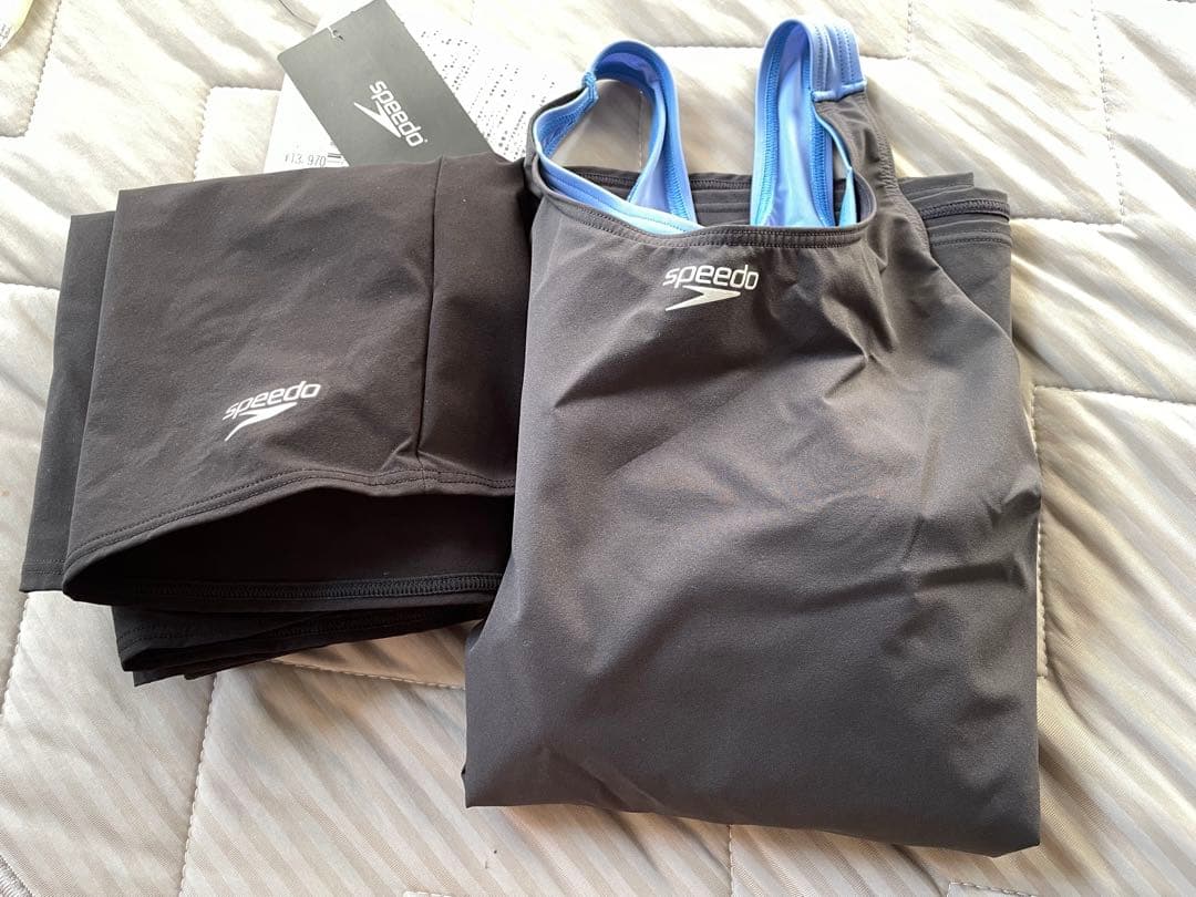 [スピード]セパレート水着 Airpa （エアパ） チャコールグレ➖✖️ブラック