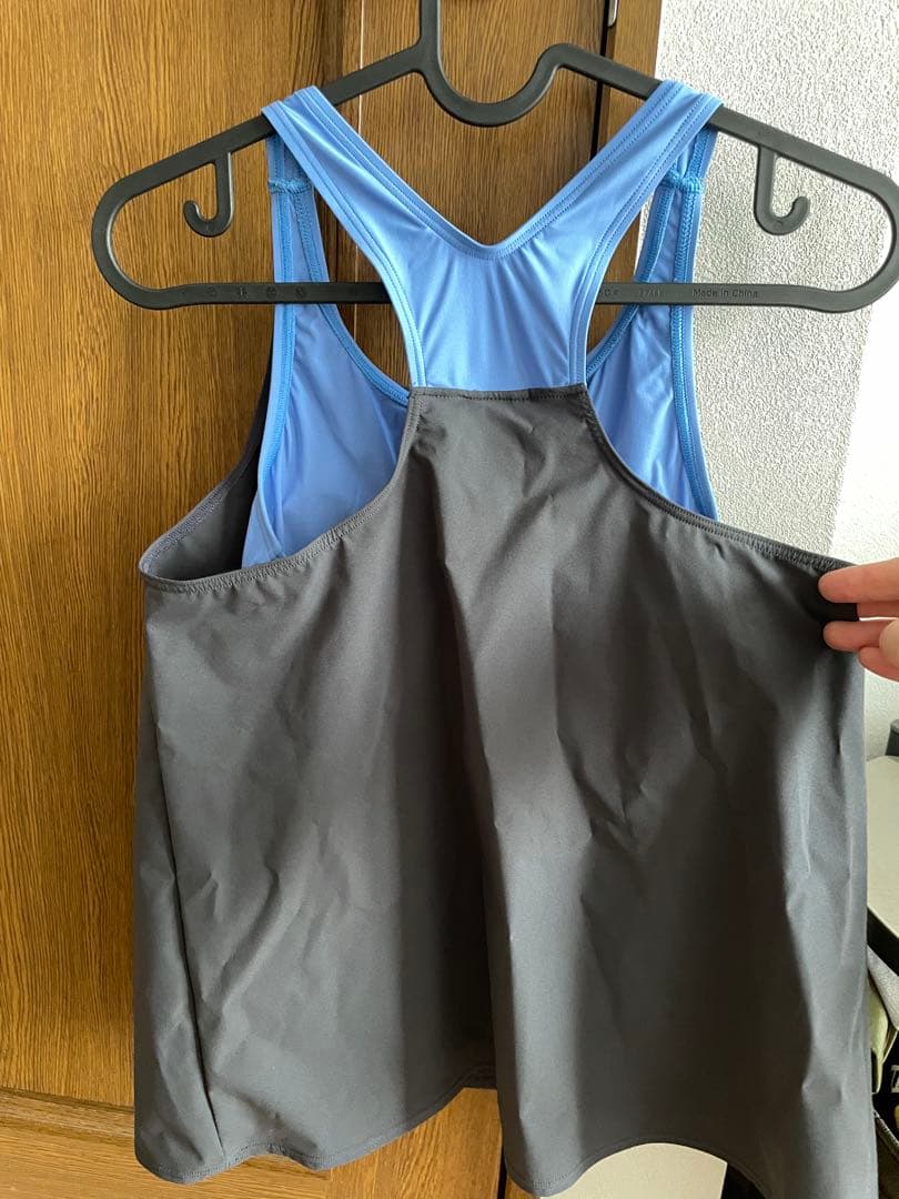 [スピード]セパレート水着 Airpa （エアパ） チャコールグレ➖✖️ブラック