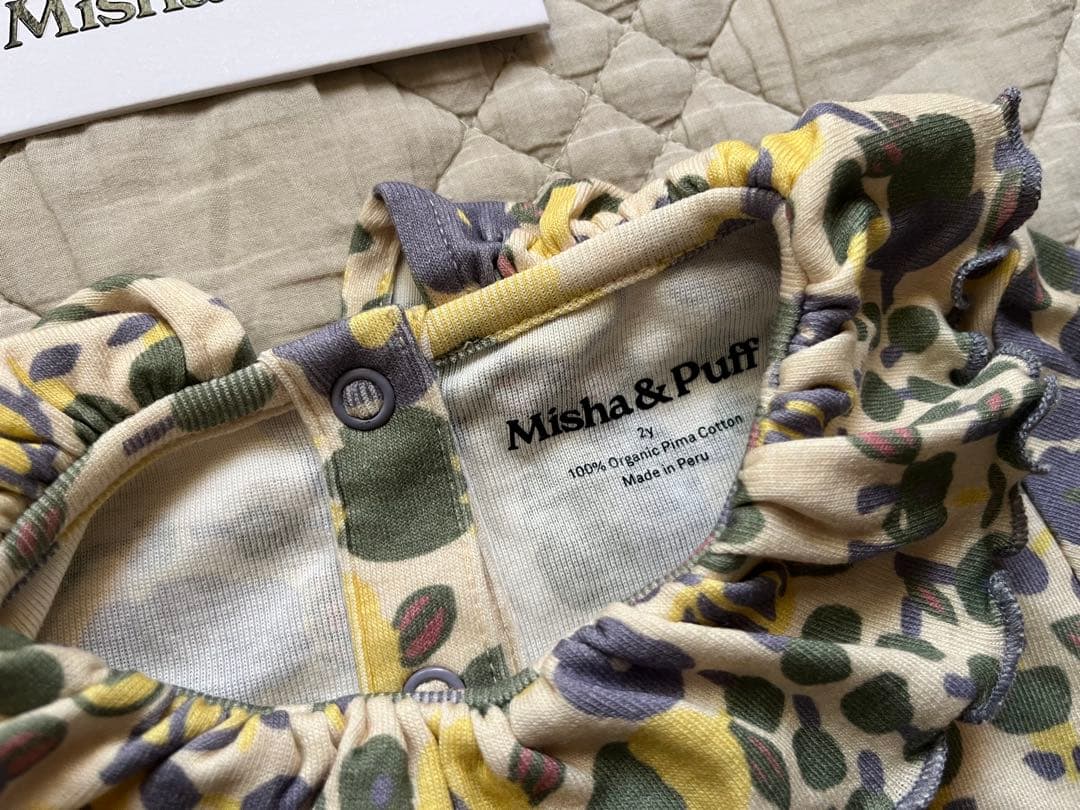 Misha and Puff 伊勢丹柄 Paloma Top 2y