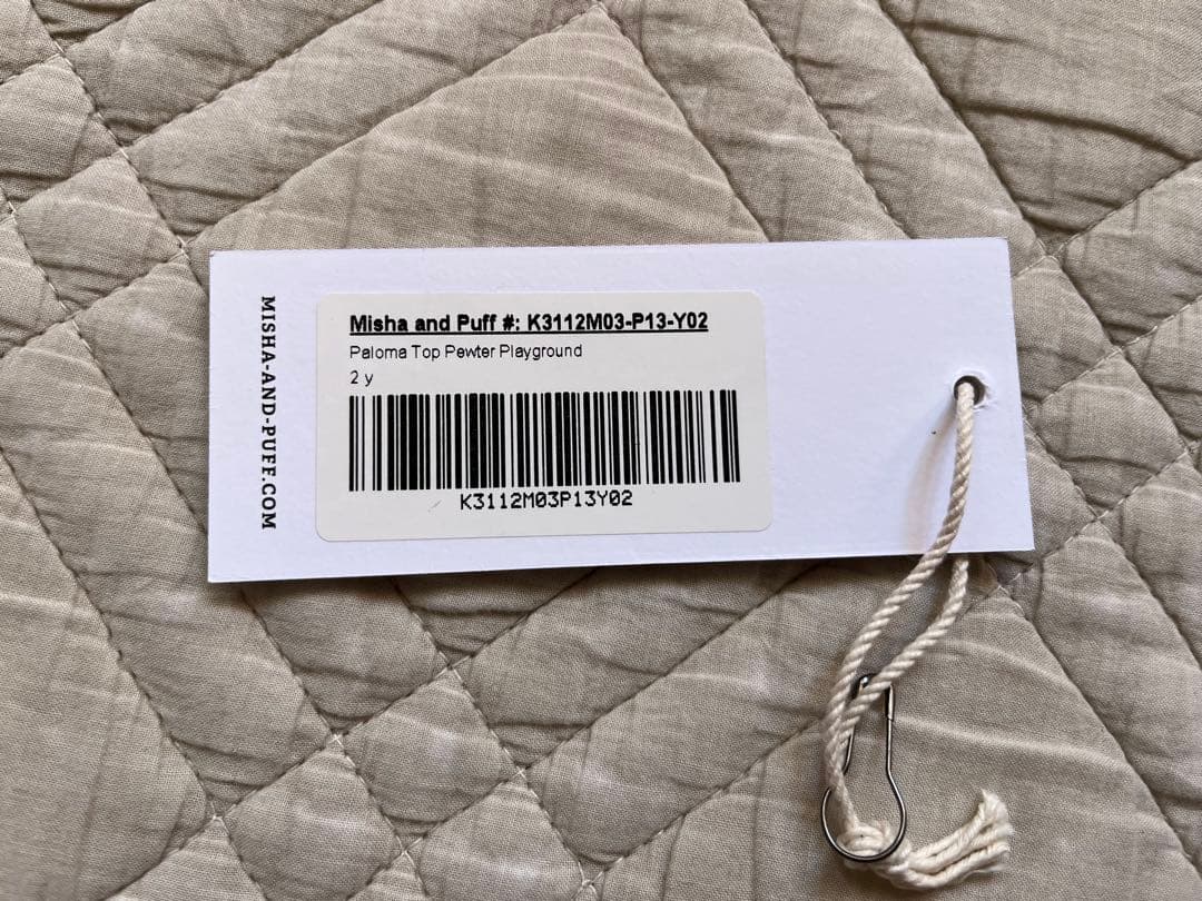 Misha and Puff 伊勢丹柄 Paloma Top 2y