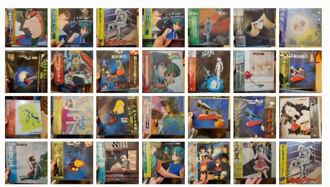 レコードまとめ売りお買い得‼️ あしたのジョー、マクロス、ヤマト、ガンダム他