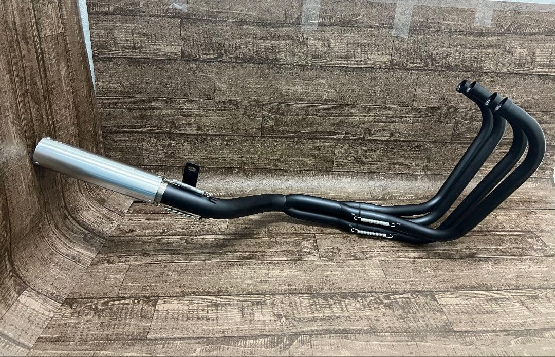 CBX400F/550F 4-2-1集合マフラー黒　送料込み