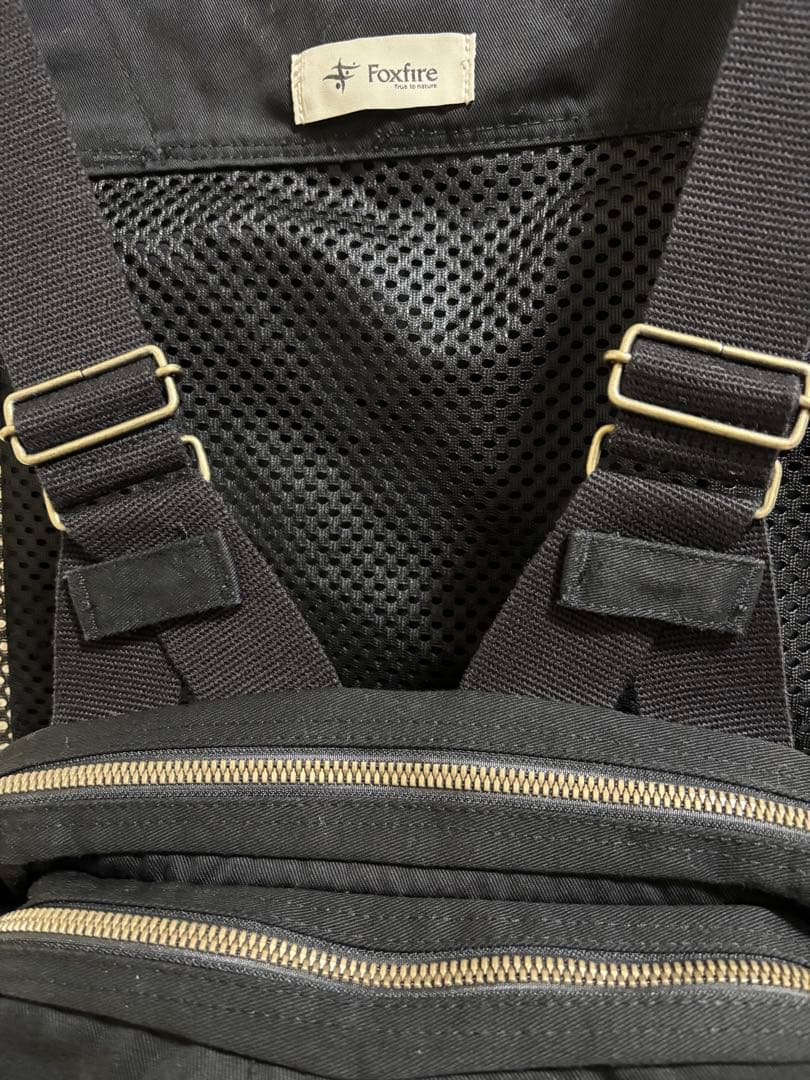 FOXFIRE フィッシングベスト ブラック