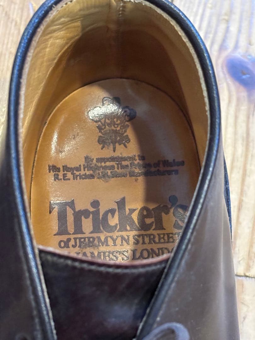 Tricker's コードバン チャッカブーツ 革靴
