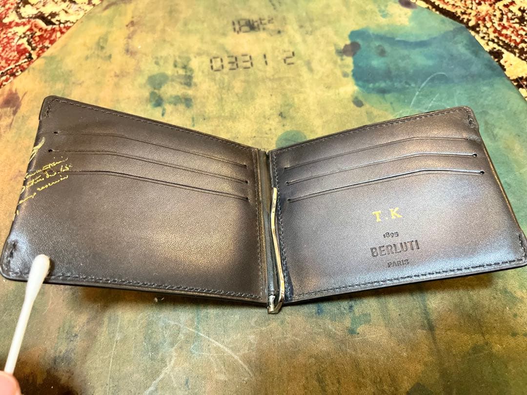 BERLUTI マネークリップ ゴールデンパティーヌ