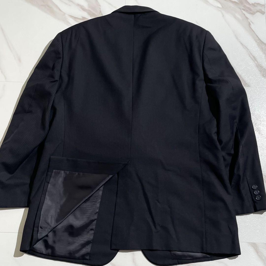 Brookes brothers ネイビー ストライプ ビジネススーツ