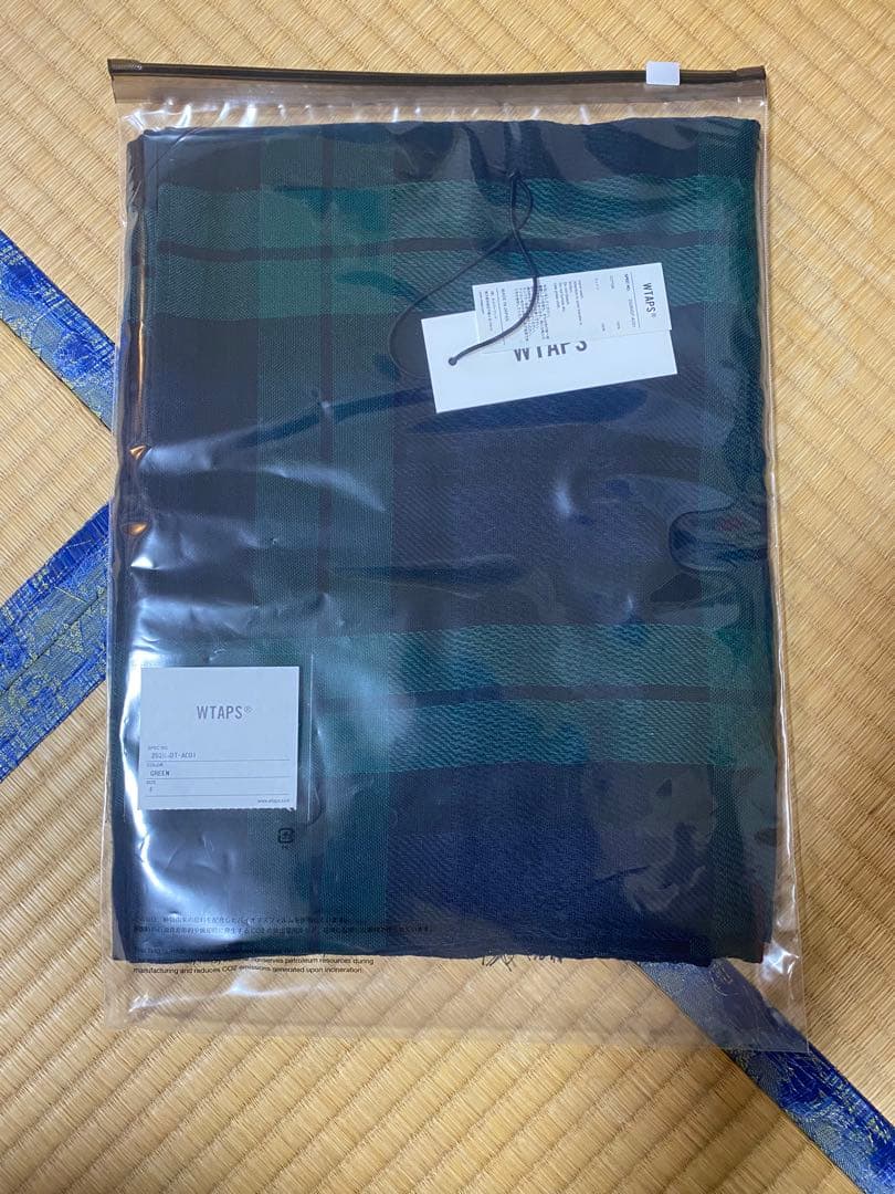 小物 WTAPS WRAP 01 SCARF COTTON GREEN