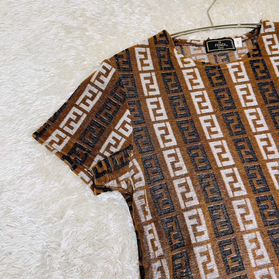 FENDI フェンディ ズッカ柄 半袖Tシャツ 総柄 y2k archive