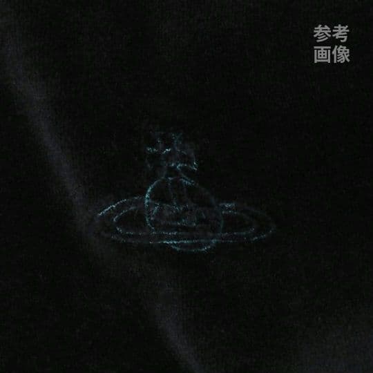 あぽろ【美品】ヴィヴィアン 2トーンベロアロンT カットソー オーブ刺繍