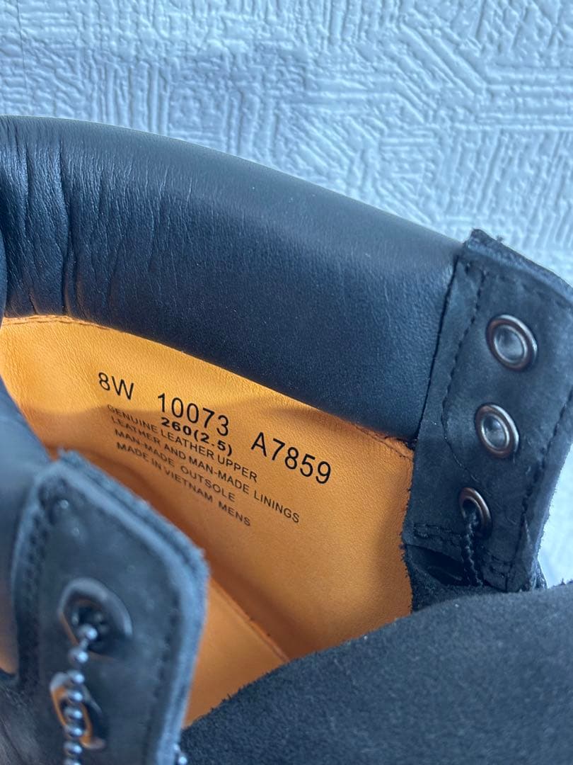 Timberland　６インチ プレミアムウォータープルーフブーツ　ブラック