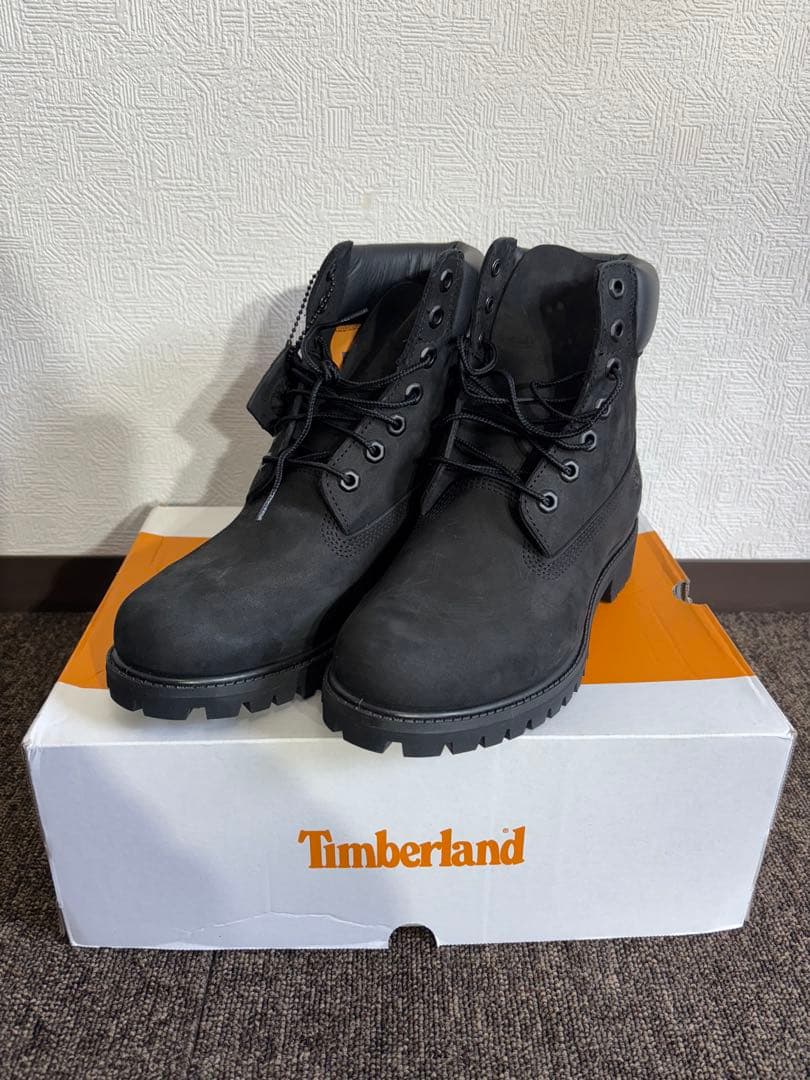 Timberland　６インチ プレミアムウォータープルーフブーツ　ブラック