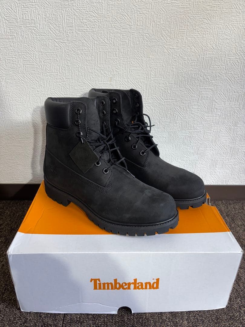 Timberland　６インチ プレミアムウォータープルーフブーツ　ブラック