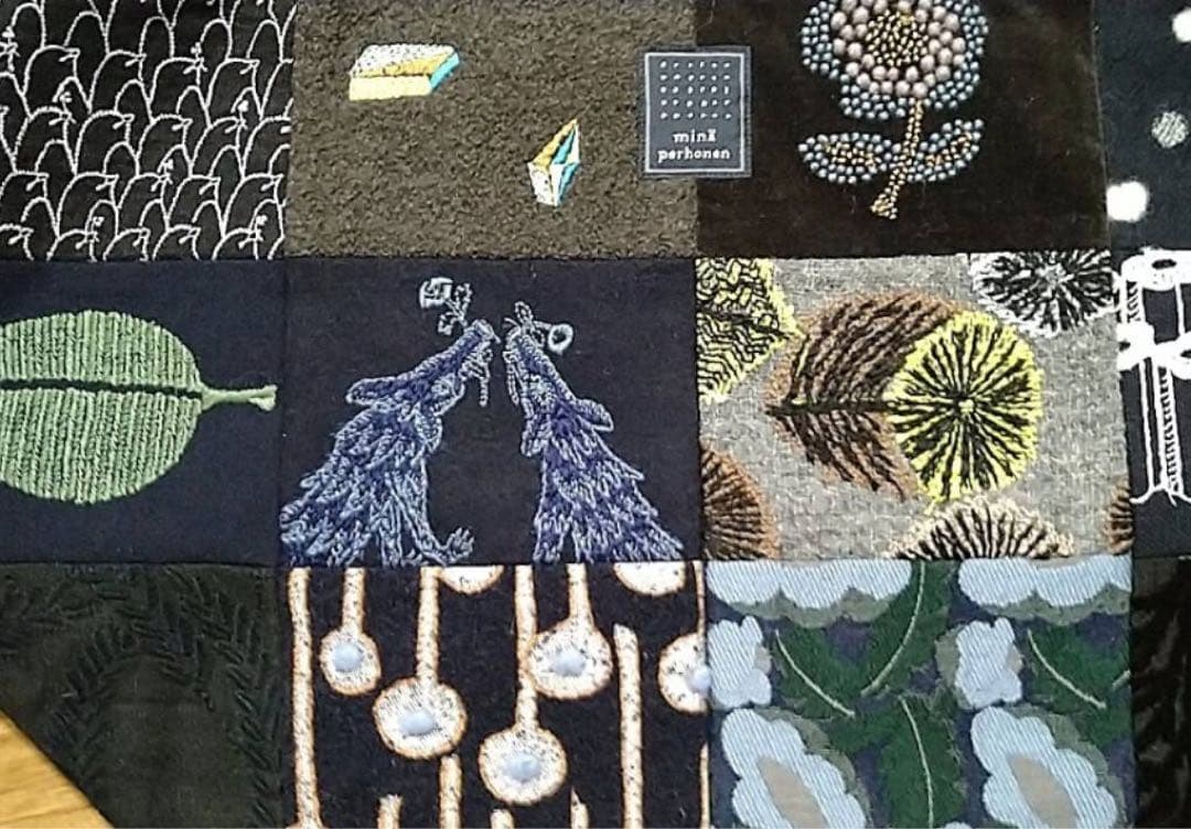 minaperhonen☆piece bag　レアテキスタイル　人気　希少