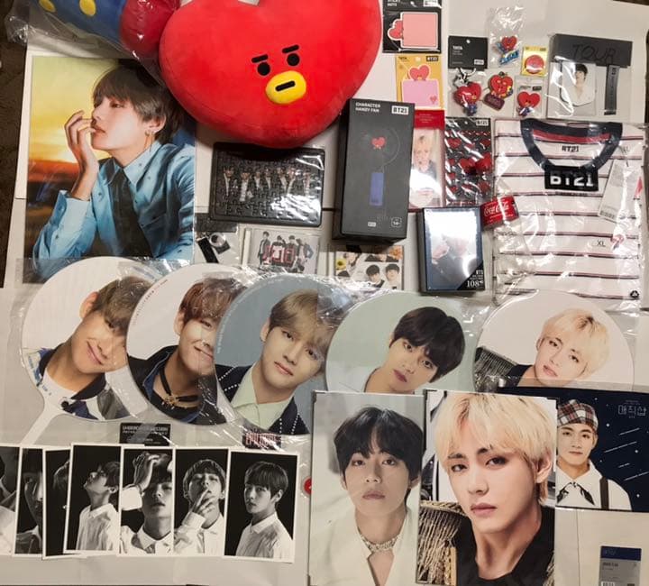 BTS 公式　テヒョン　うちわセット【美品】