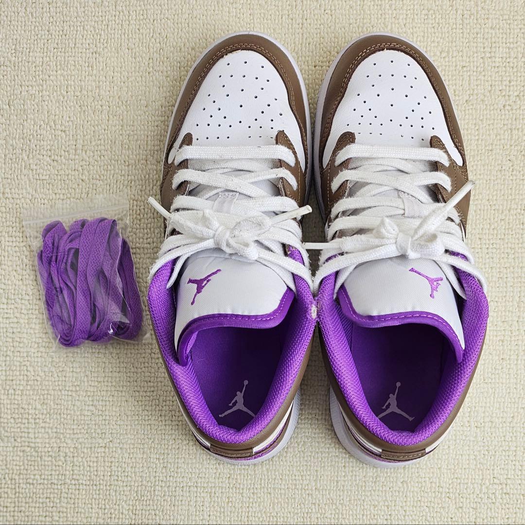 エアジョーダン ロー スニーカー ブラウン NIKE 【購入時コメント不要です】