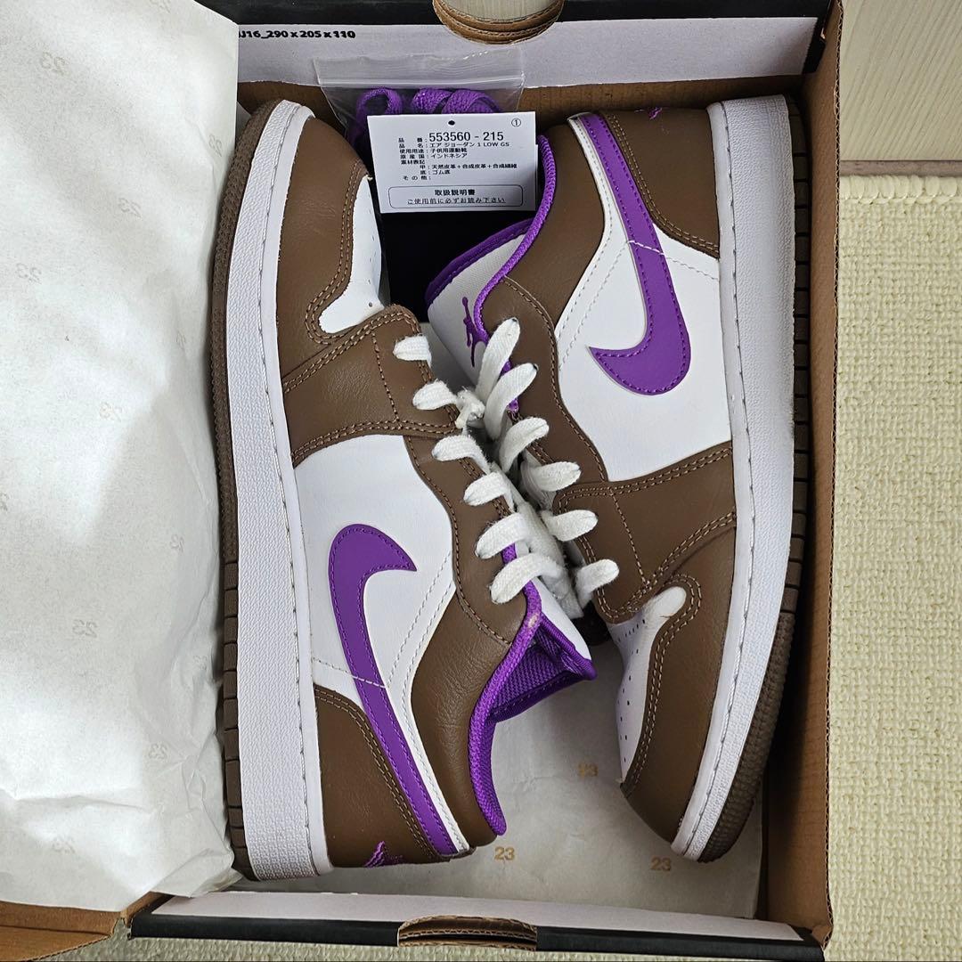 エアジョーダン ロー スニーカー ブラウン NIKE 【購入時コメント不要です】