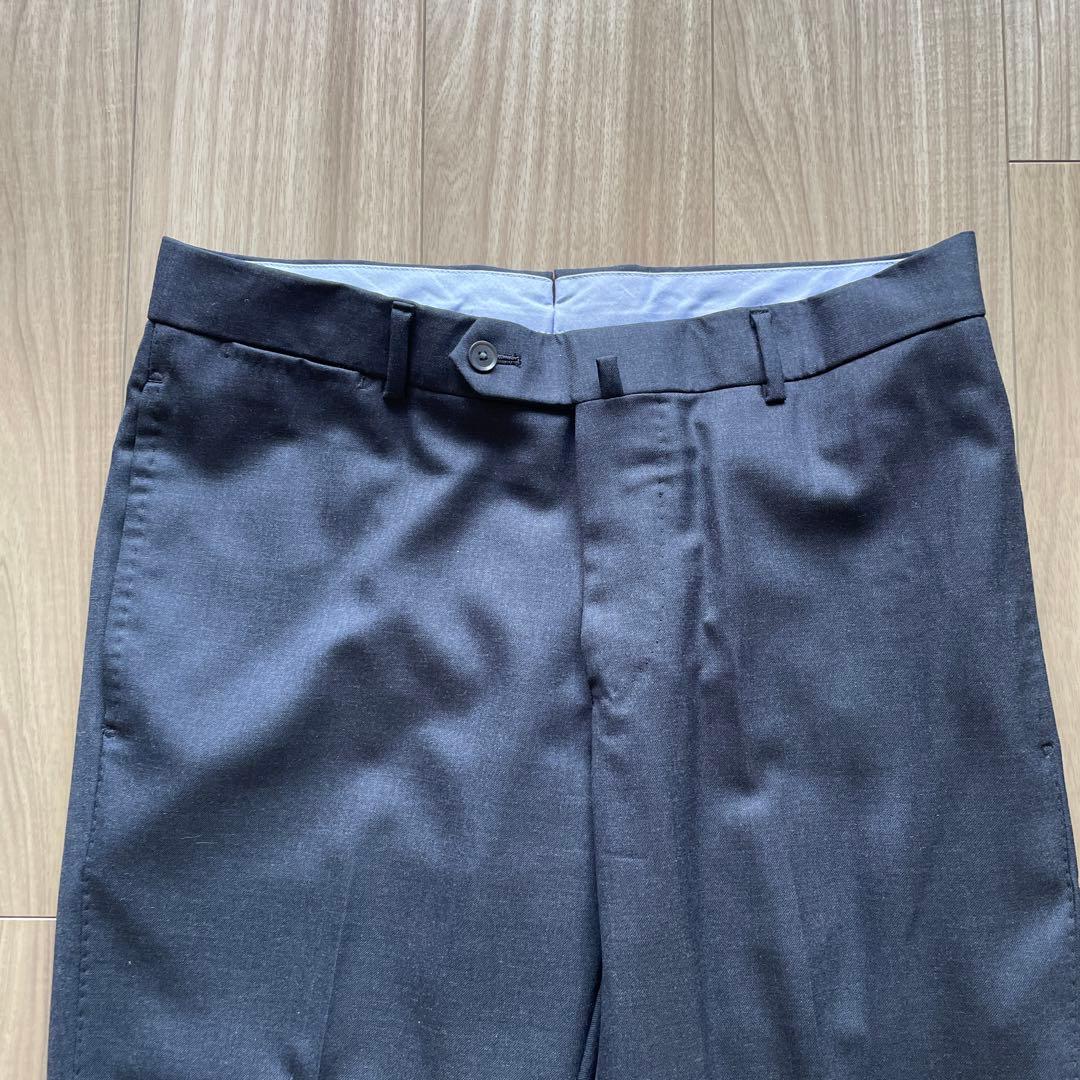 【極美品】【再値下げ】ネイビーウールパンツ トゥモローランドオリジナル