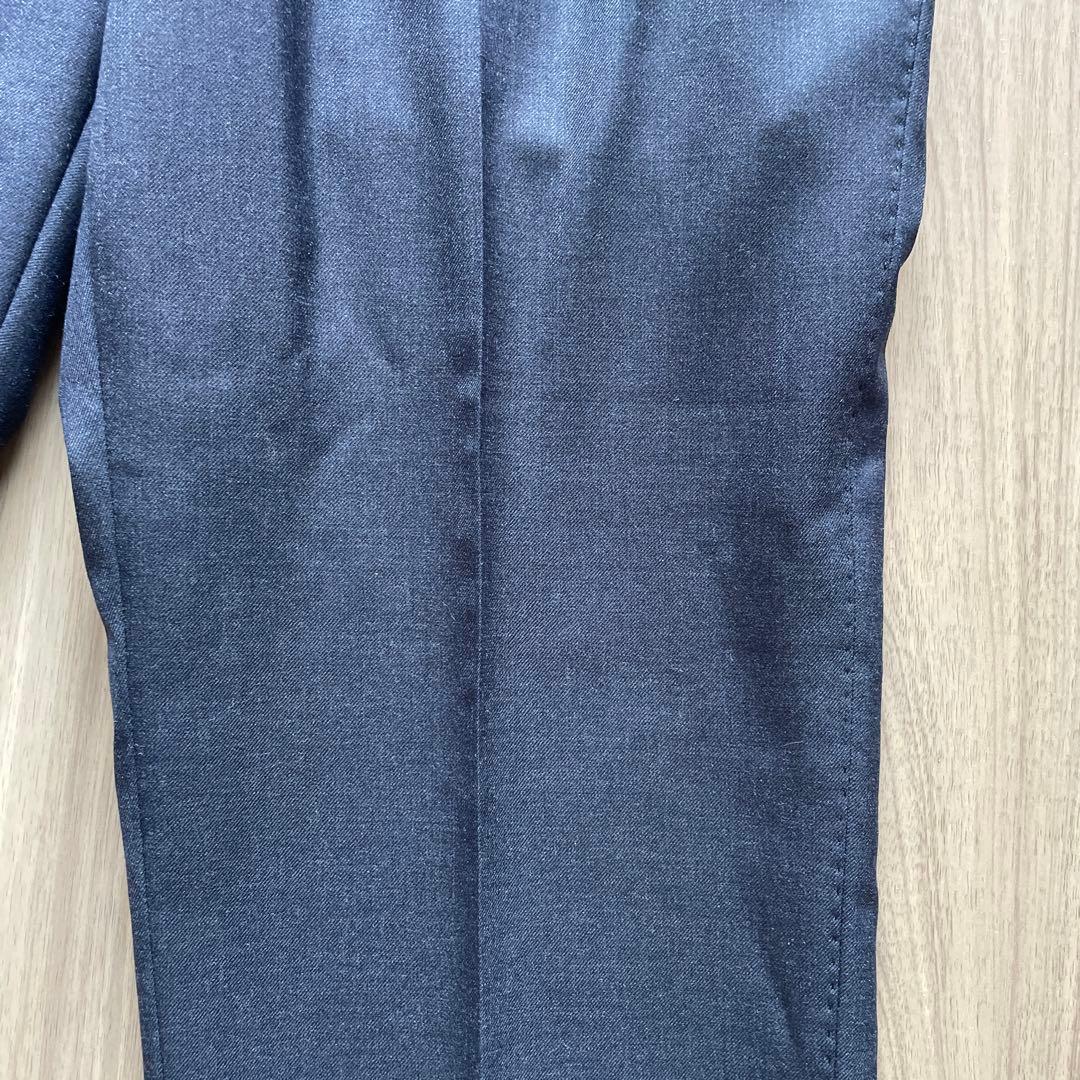 【極美品】【再値下げ】ネイビーウールパンツ トゥモローランドオリジナル