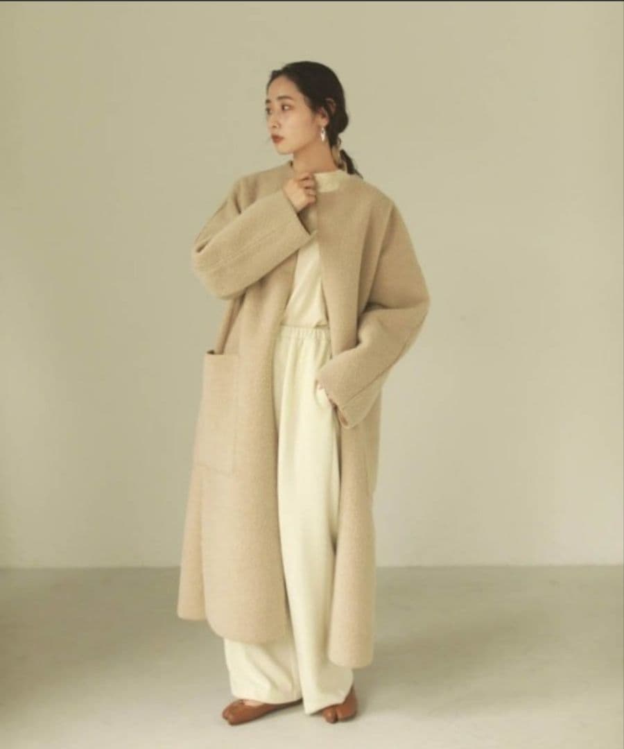 TODAYFUL(トゥデイフル) カラーレスボアコート 美品