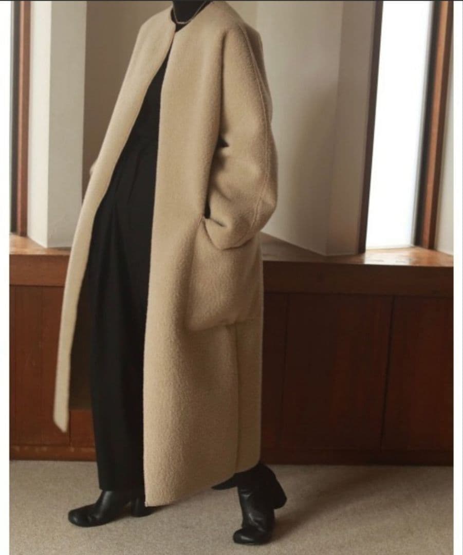 TODAYFUL(トゥデイフル) カラーレスボアコート 美品