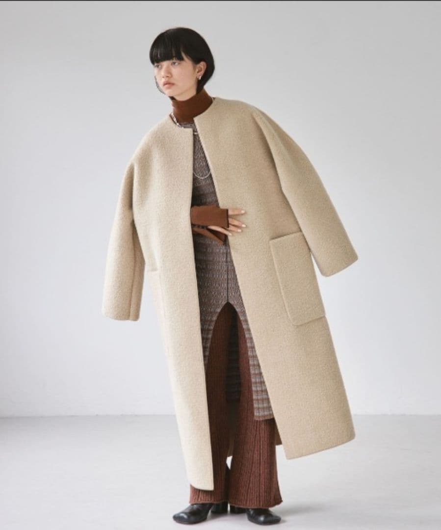 TODAYFUL(トゥデイフル) カラーレスボアコート 美品