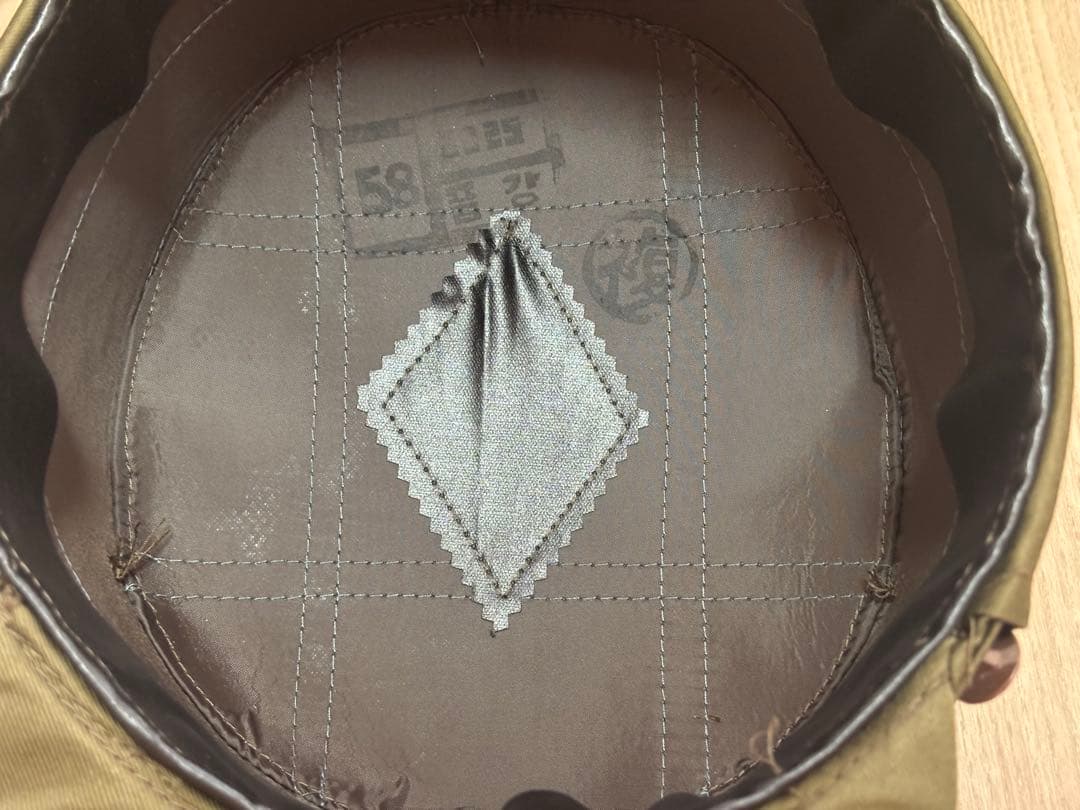 北朝鮮軍 人民軍 精密複製品 現用 兵士用 戦士帽 58センチ 未使用品