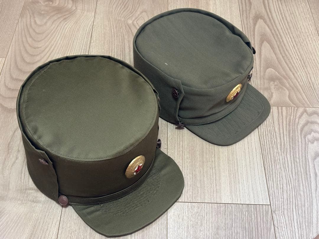 北朝鮮軍 人民軍 精密複製品 現用 兵士用 戦士帽 58センチ 未使用品