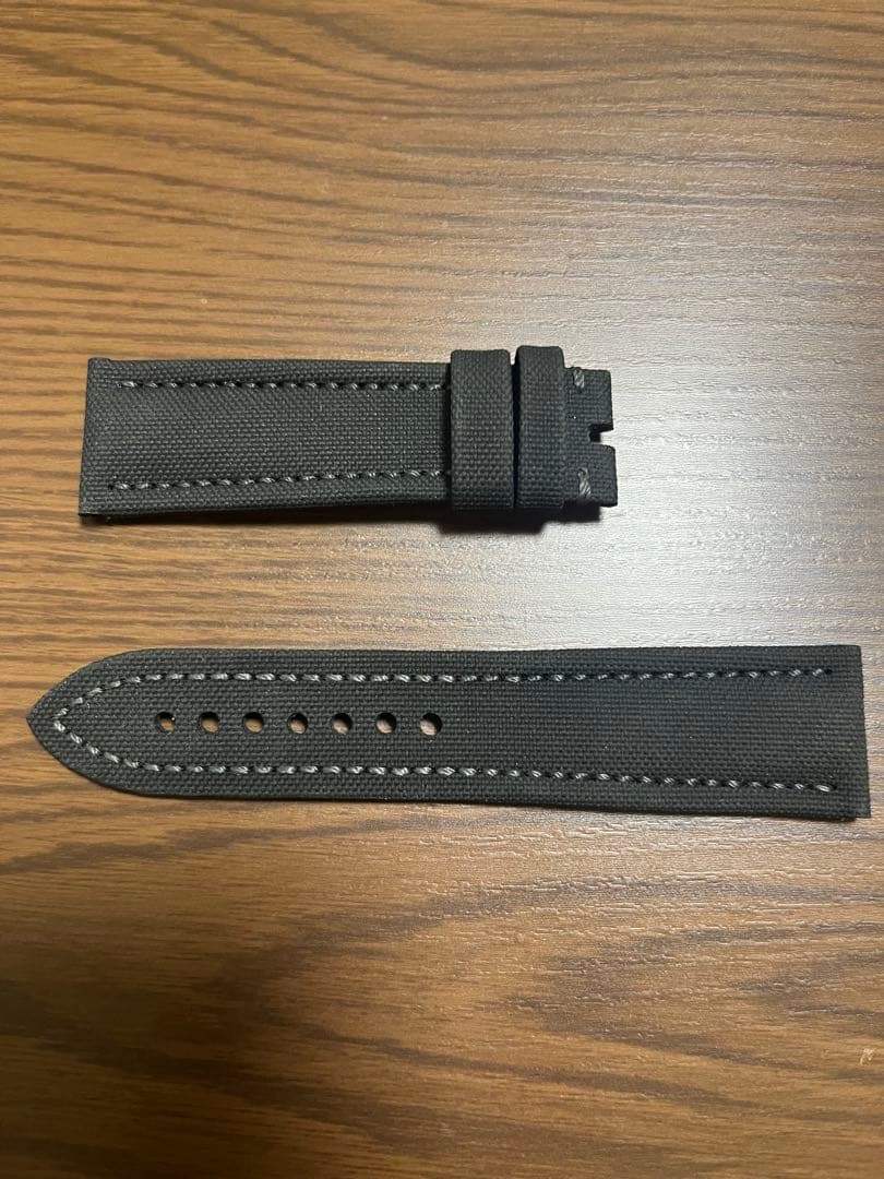 未使用Blancpain純正ストラップ／ブラック／手縫い仕様