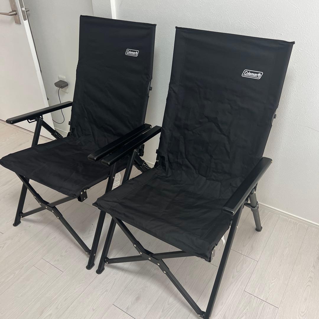 Coleman レイチェア　2脚セット 限定色ブラック