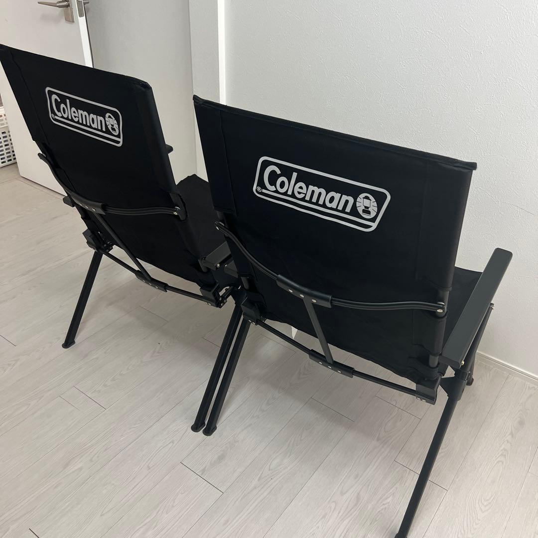 Coleman レイチェア　2脚セット 限定色ブラック