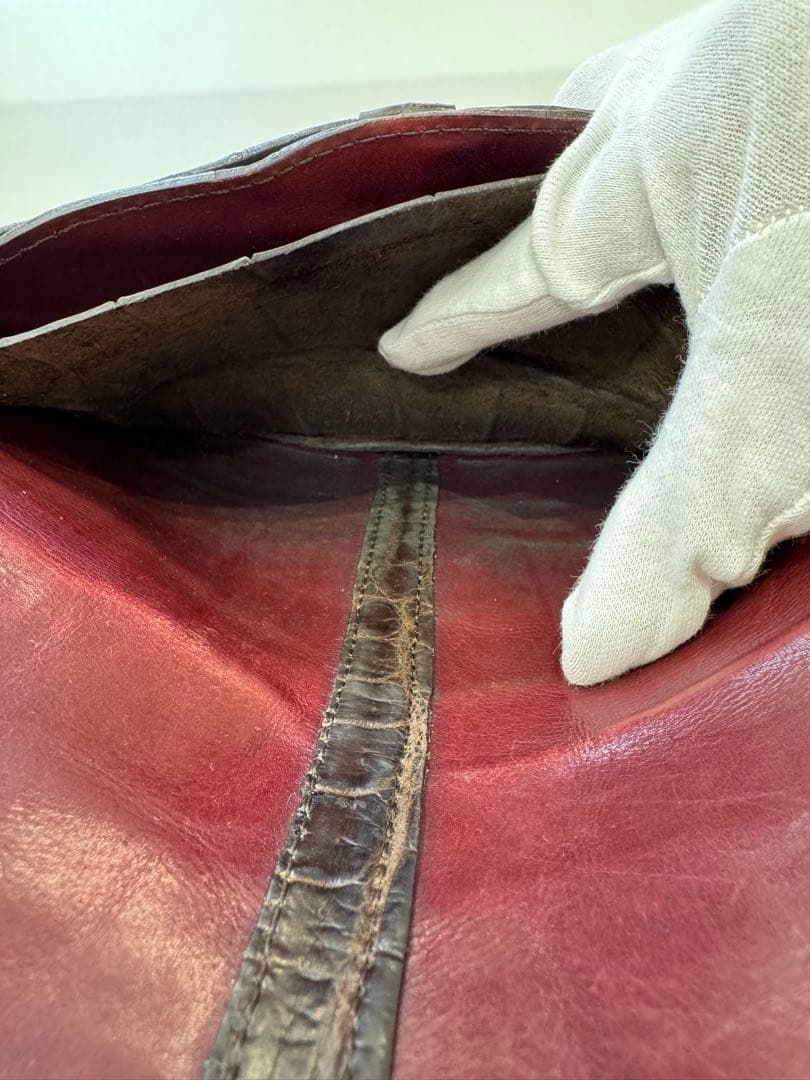 TIP ZONE（ティップゾーン）クロコダイル　ロングウォレット