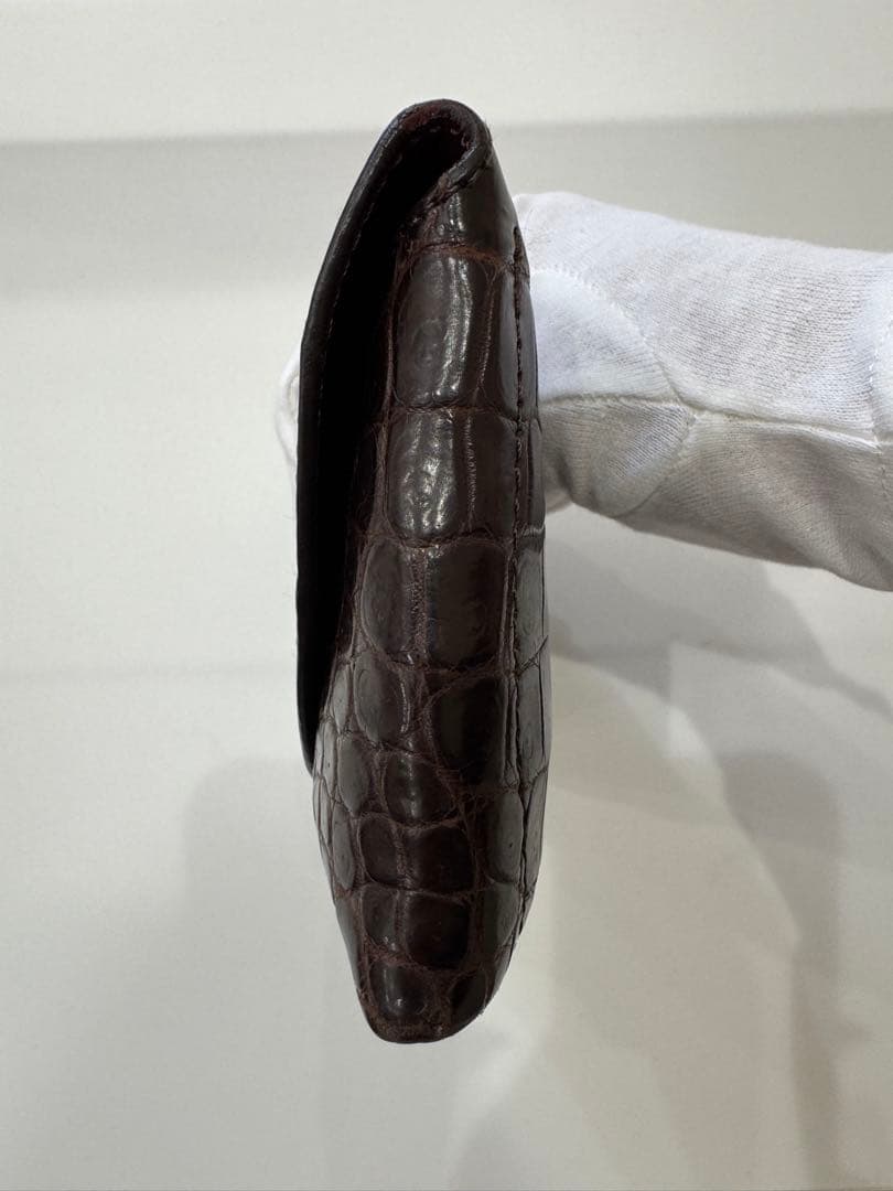 TIP ZONE（ティップゾーン）クロコダイル　ロングウォレット