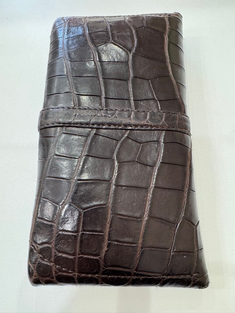 TIP ZONE（ティップゾーン）クロコダイル　ロングウォレット