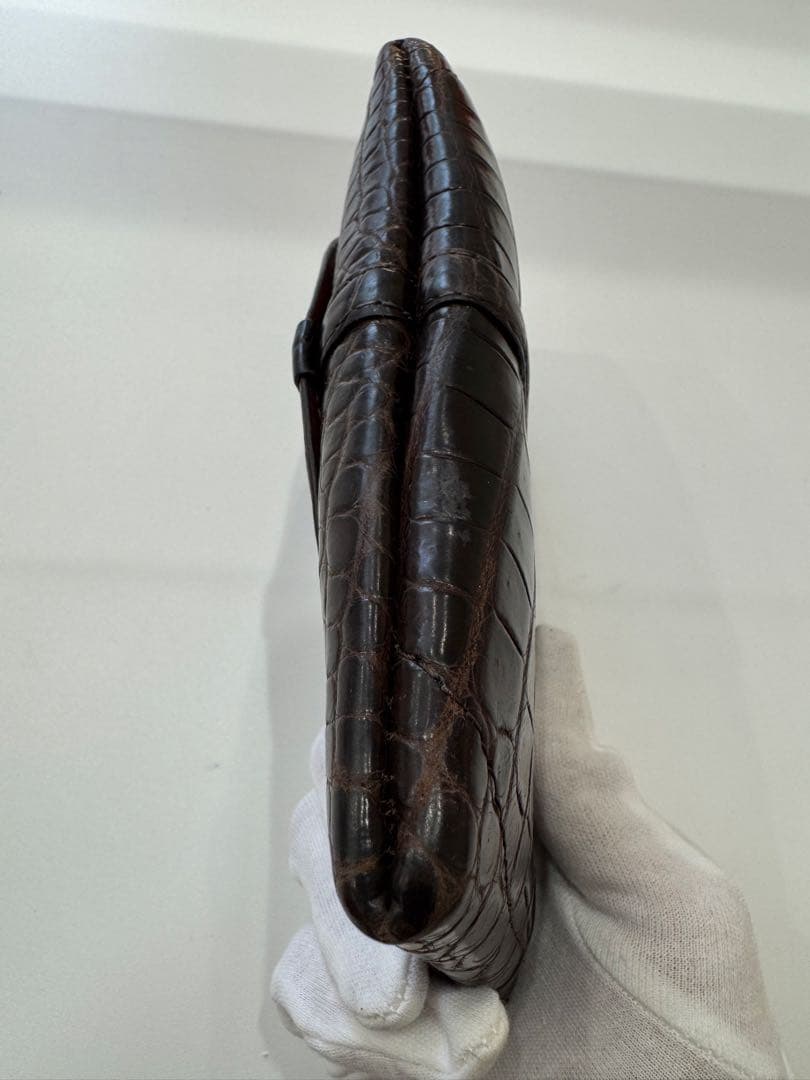 TIP ZONE（ティップゾーン）クロコダイル　ロングウォレット