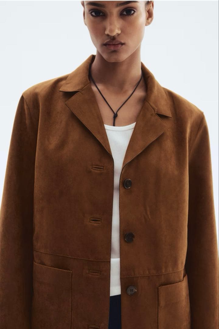 【新品タグ付】  スエードジャケット