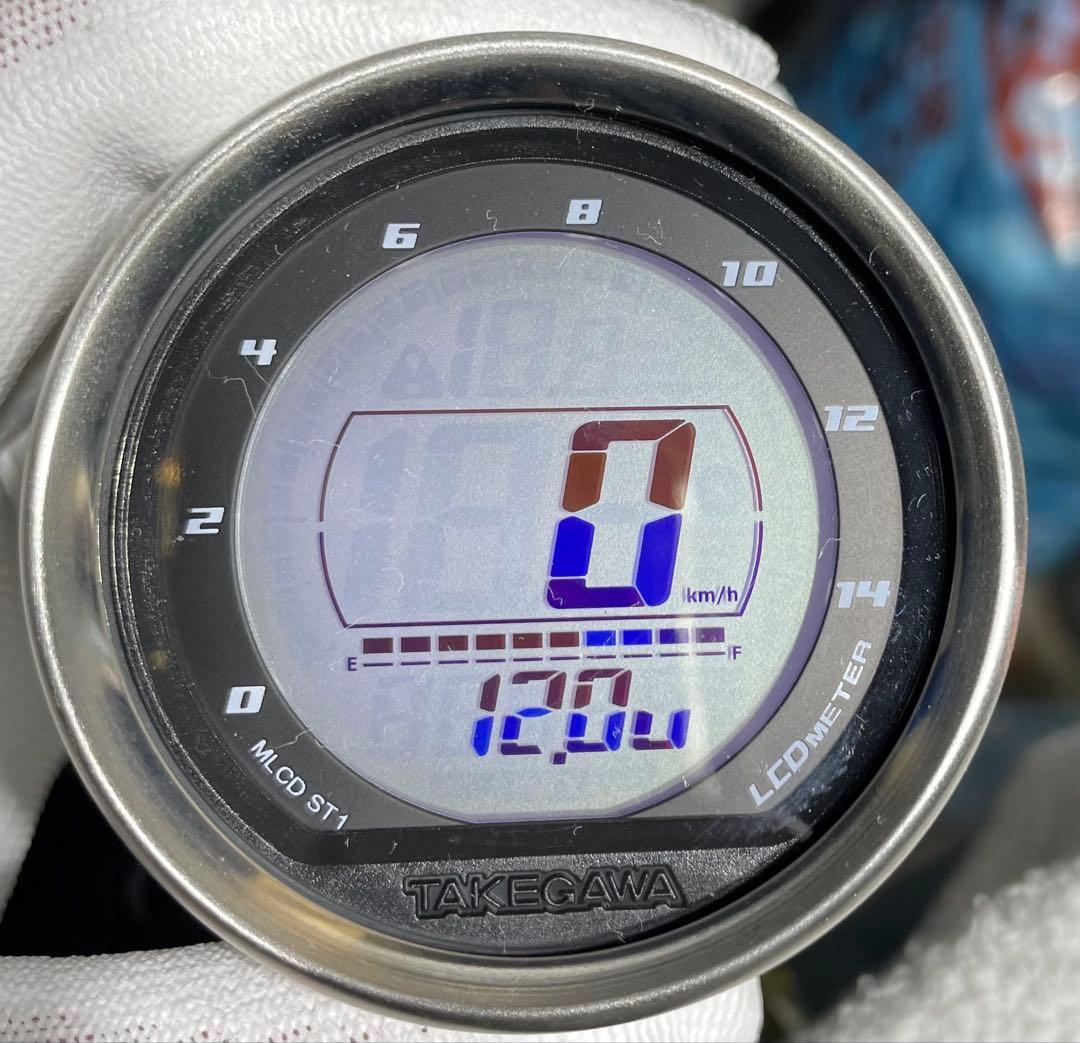 TAKEGAWA LCDスピードメーター 付属品未開封 武川 メーター モンキー
