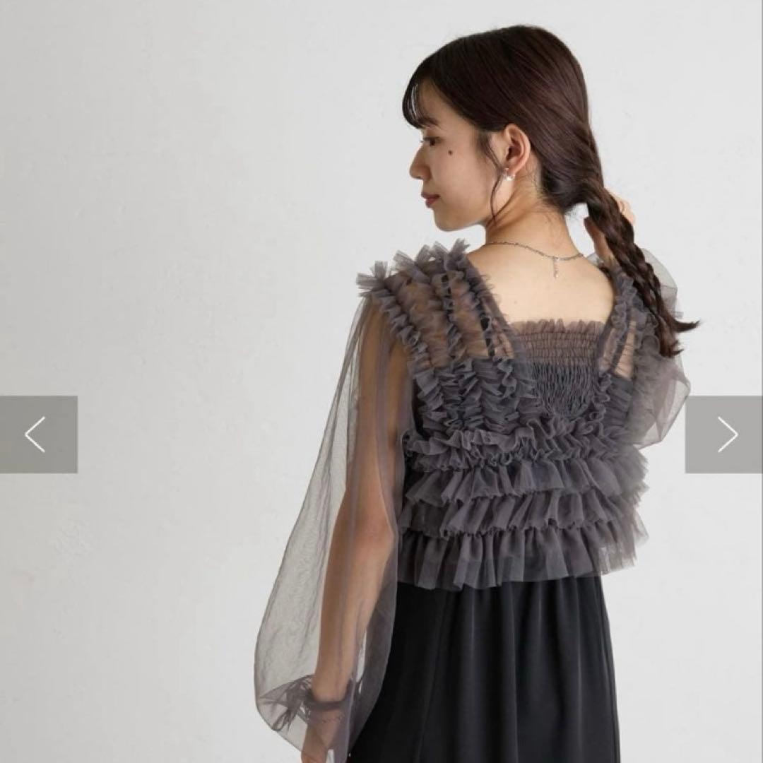 美品♡ディスコート【オケージョン】チュールセットキャミワンピースPSサイズ