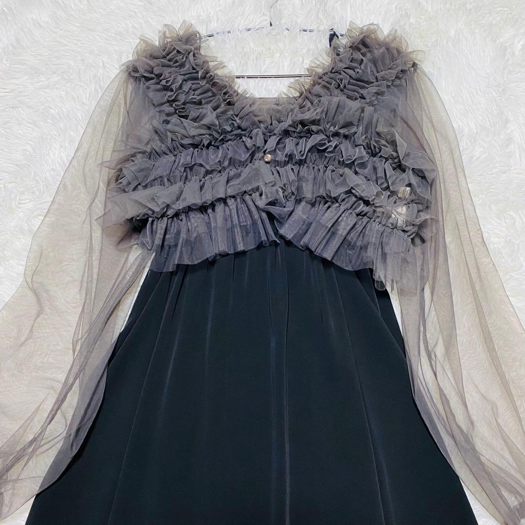 美品♡ディスコート【オケージョン】チュールセットキャミワンピースPSサイズ